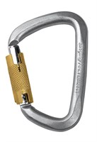 Карабин Singing Rock D steel connector / triple lock